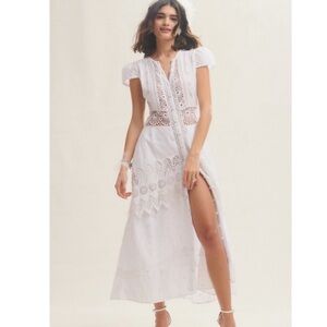 LOVESHACKFANCY Tussan Dress size 10